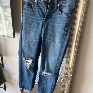 Madewell, 9" high-rise jeans, Size 27